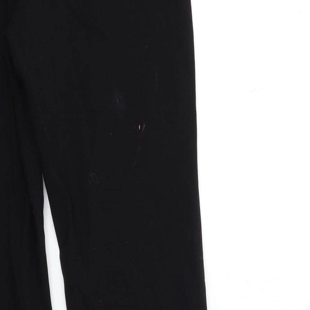 trutex Womens Black Trousers Size 23 in L27 in