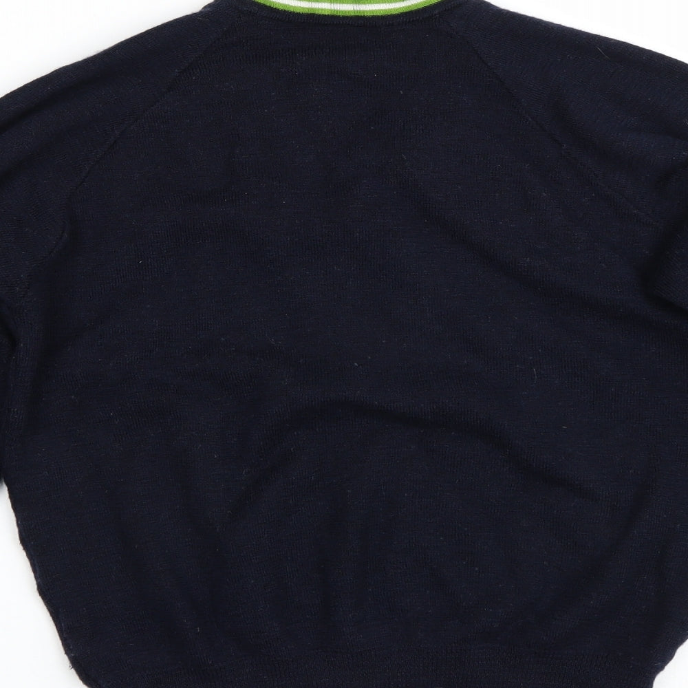 Charles Kirk Girls Blue Pullover Jumper Size 8-9 Years