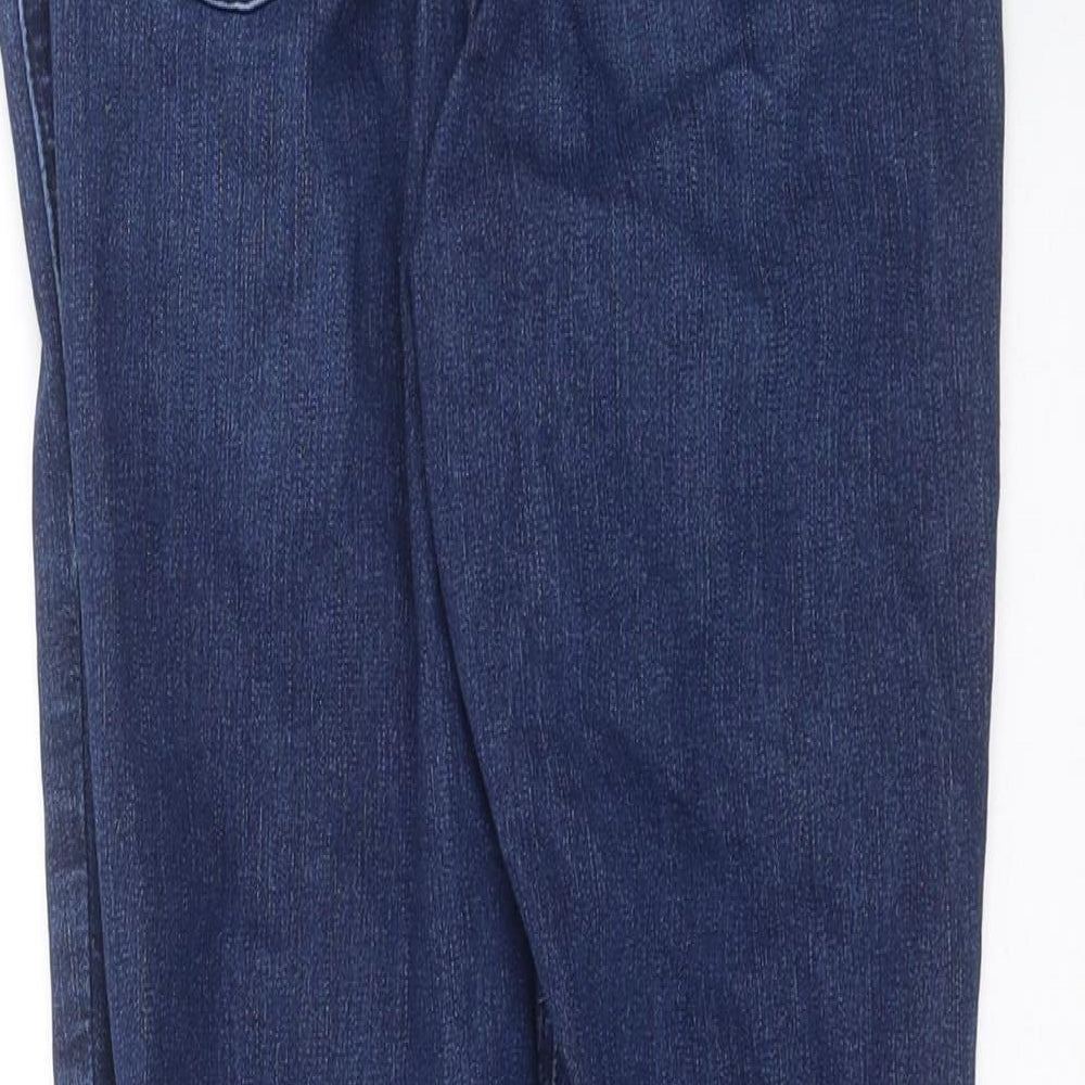 Topshop Womens Blue Denim Skinny Jeans Size 26 in L26 in
