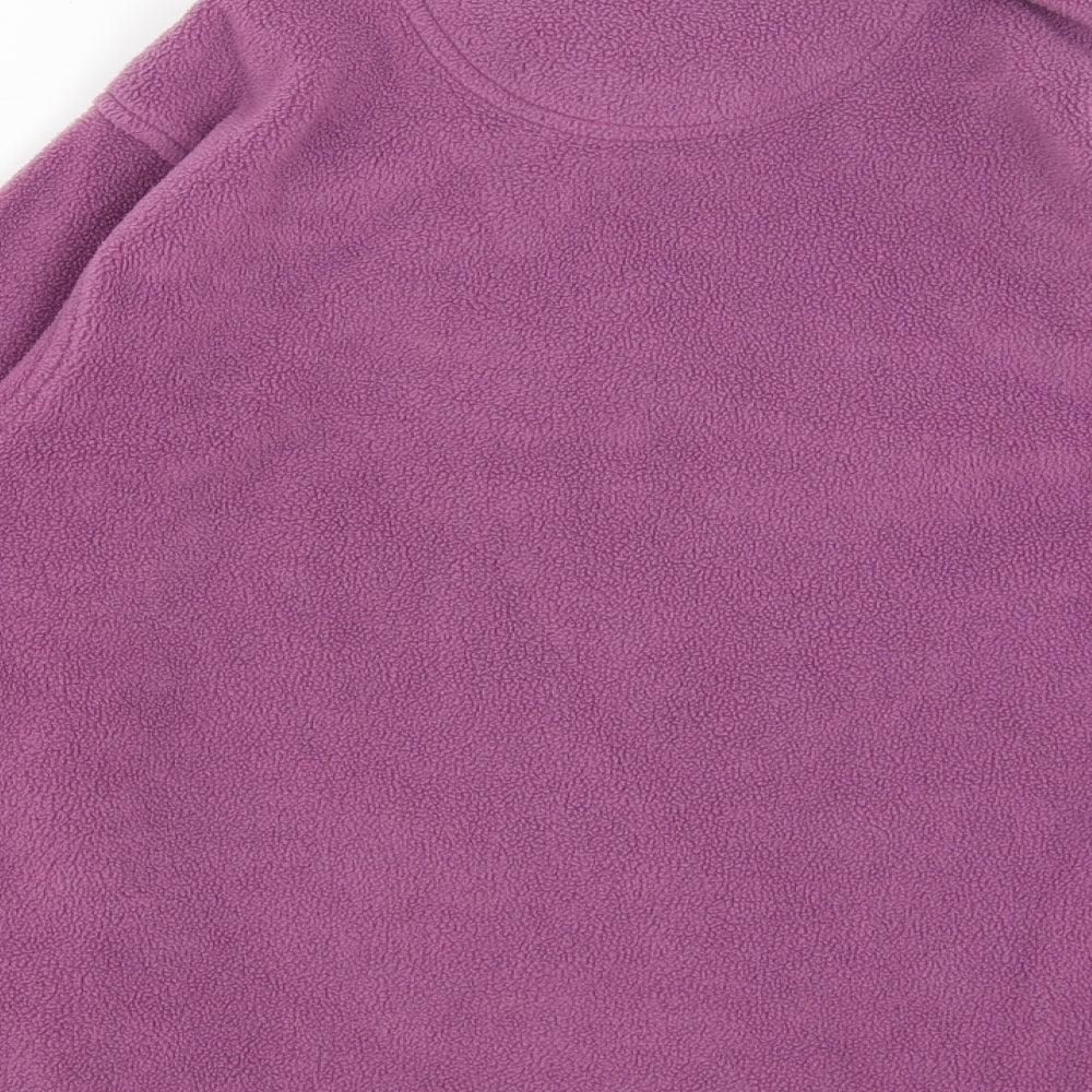 EWM Womens Purple Full Zip Jumper Size S