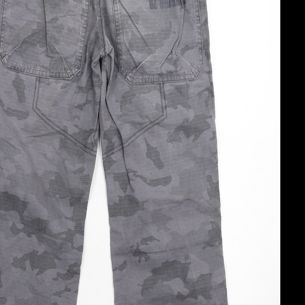 Blue Zoo Boys Grey Camouflage Denim Straight Jeans Size 9 Months