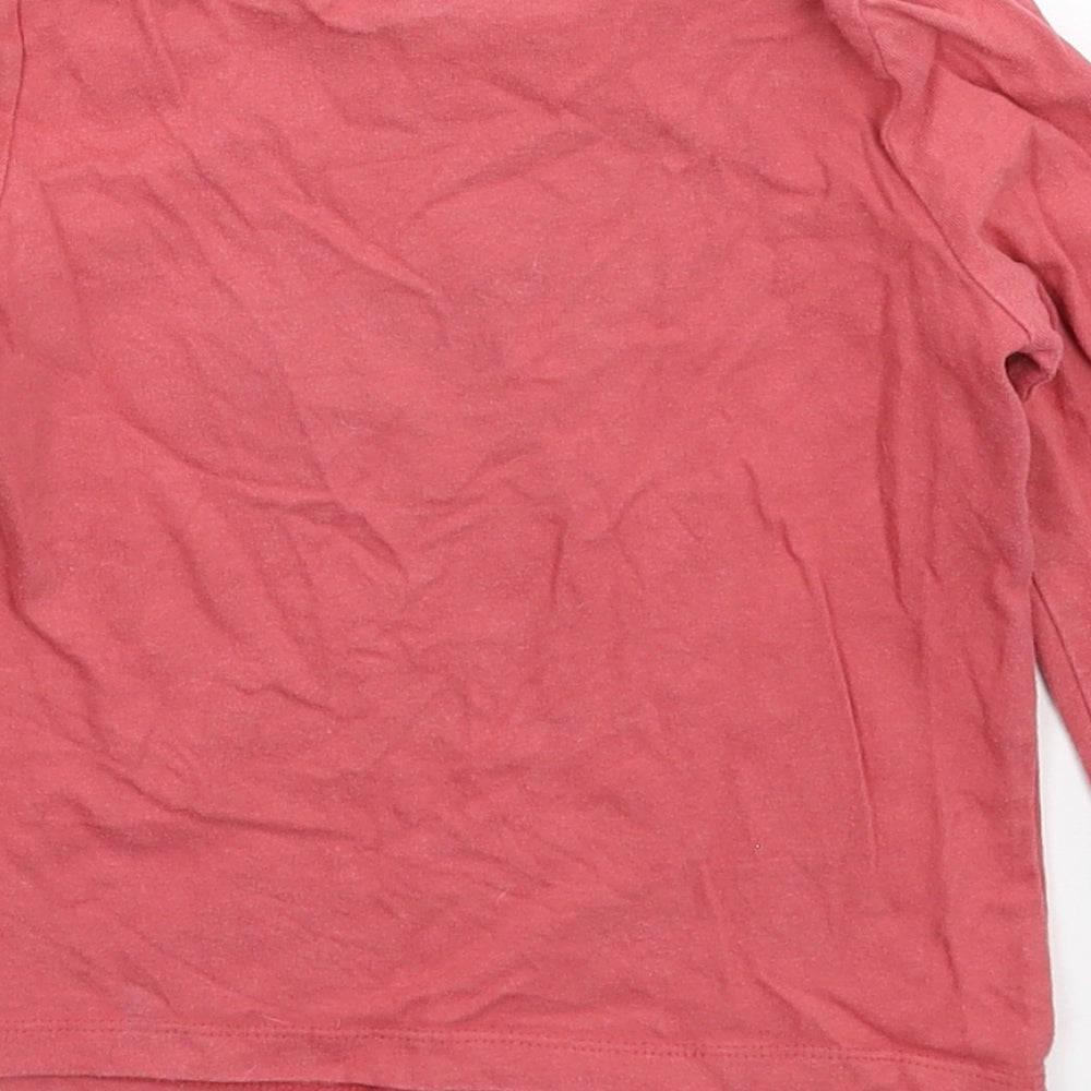 Gap Girls Pink Basic T-Shirt Size 5 Years