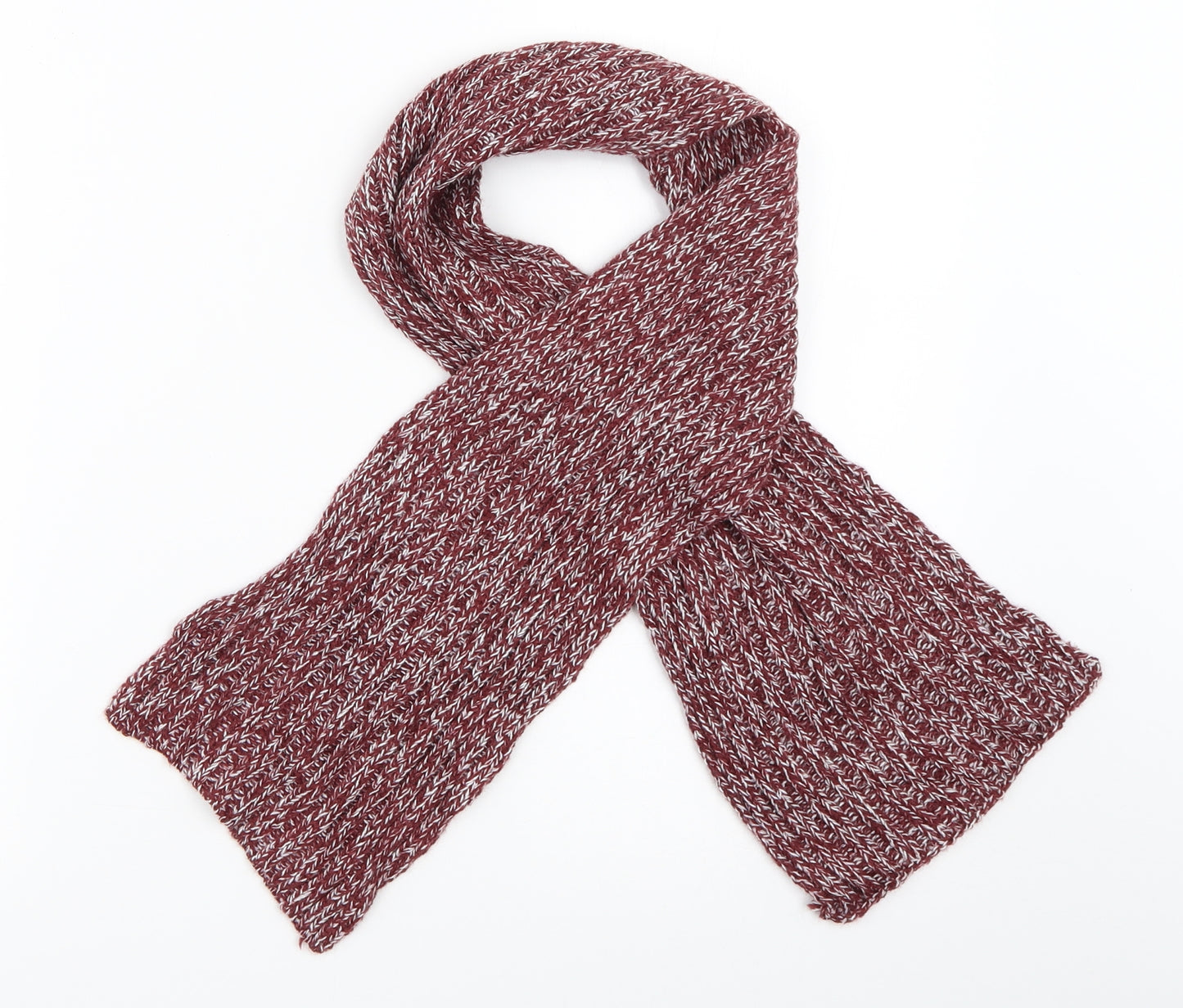 Marks and Spencer Boys Red Colourblock Scarf One Size