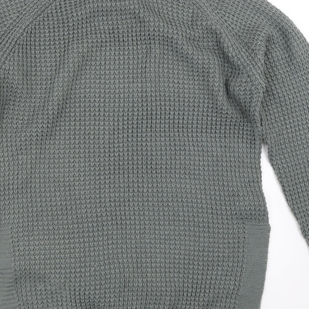SheIn Womens Green Pullover Jumper Size M