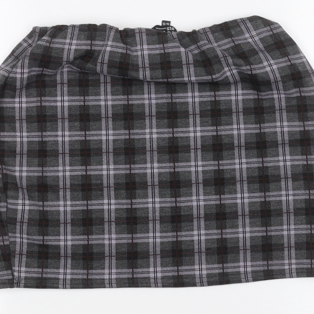 New Look Girls Black Mini Skirt Size 14-15 Years
