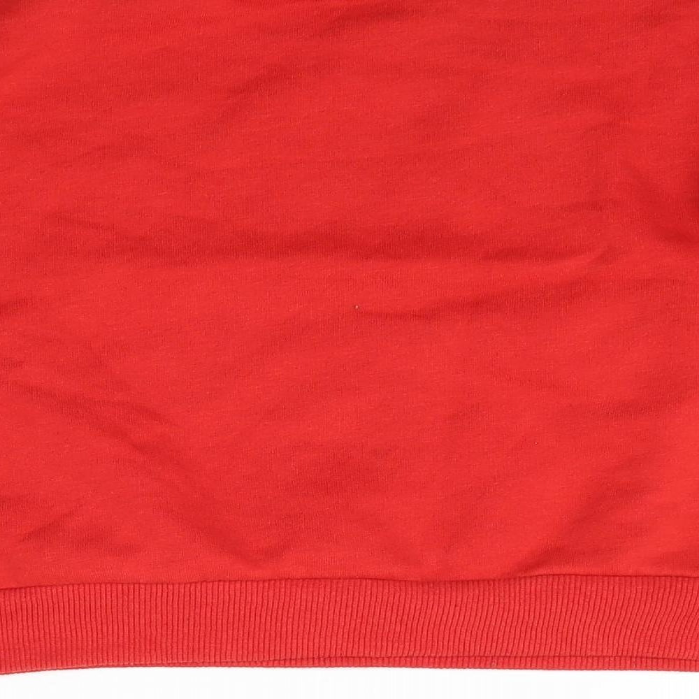 Disney Girls Red Pullover Sweatshirt Size 9-10 Years - Mickey Mouse