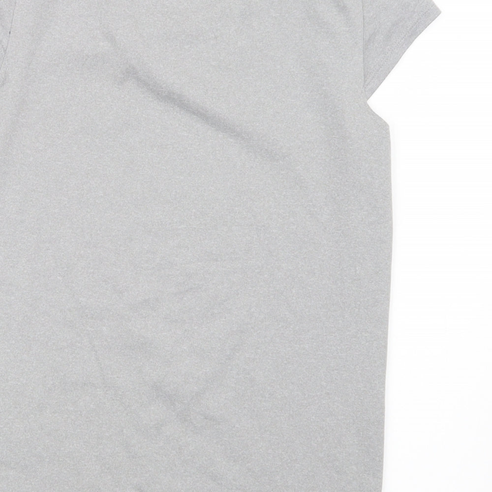 32 Degrees Girls Grey Basic T-Shirt Size 9-10 Years
