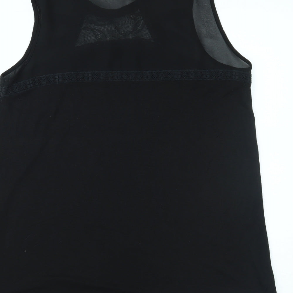 H&M Womens Black Basic Tank Size M