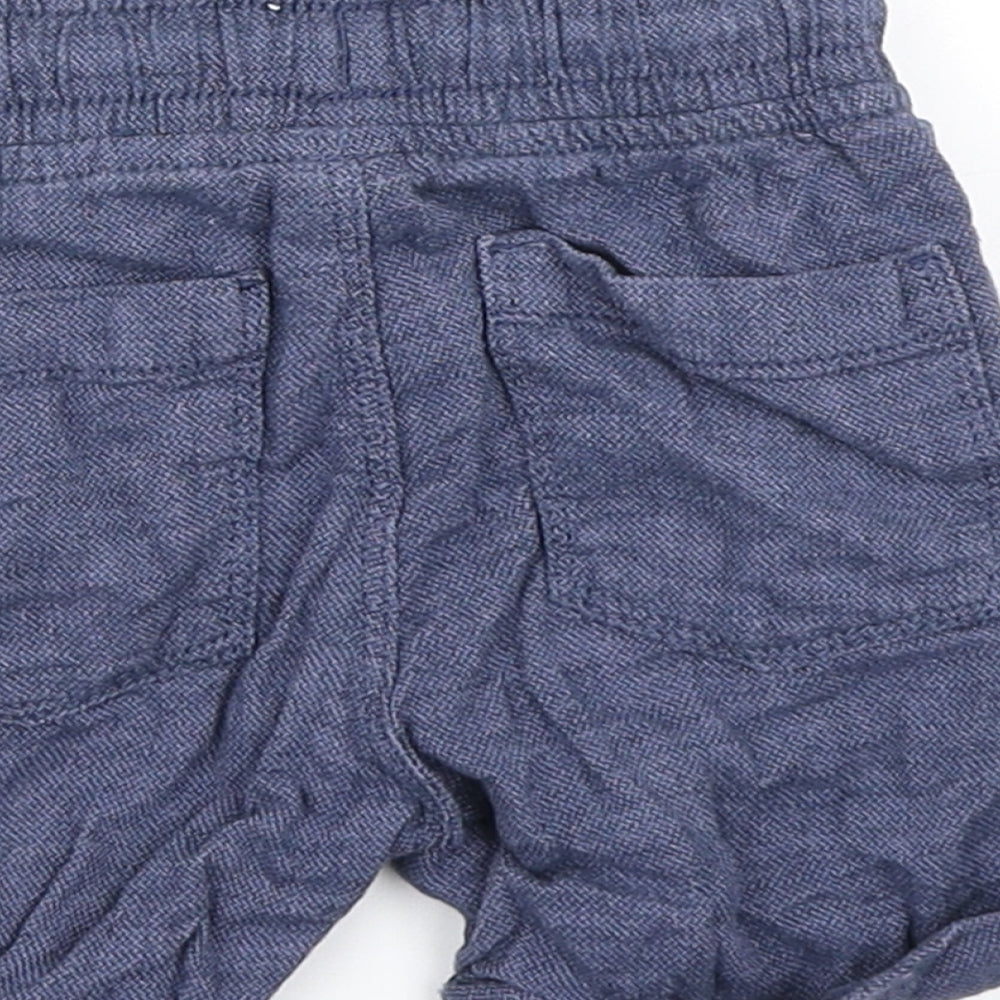 TU Boys Blue Cropped Trousers Size 9-12 Months