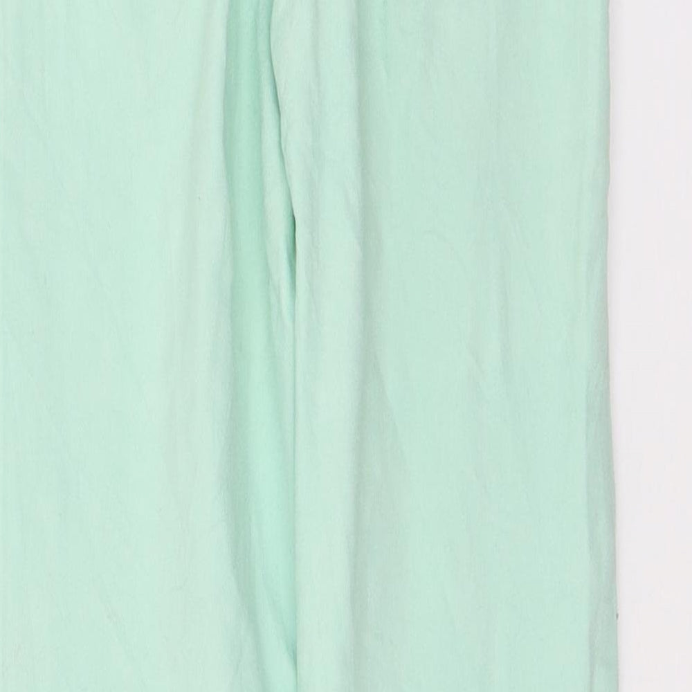 Bike Life Womens Green Denim Skinny Jeans Size S L24 in
