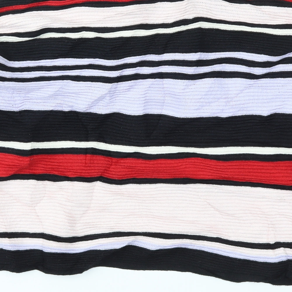 H&M Womens Multicoloured Striped Pullover Jumper Size S