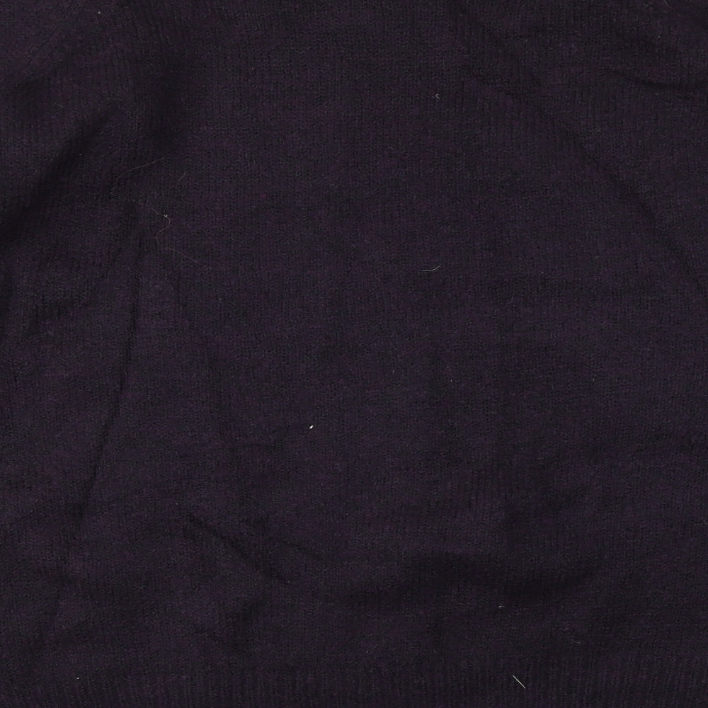 New Look Womens Purple Pullover Jumper Size L