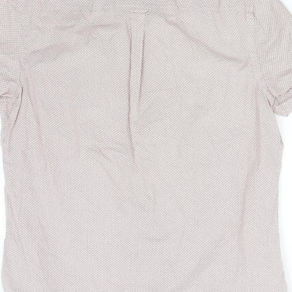 Burton Mens Red Geometric Button-Up Size L