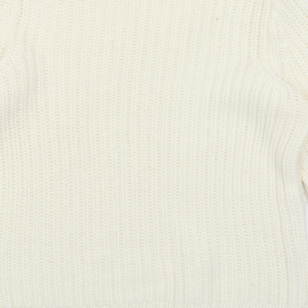 BPC Womens Ivory Pullover Jumper Size S
