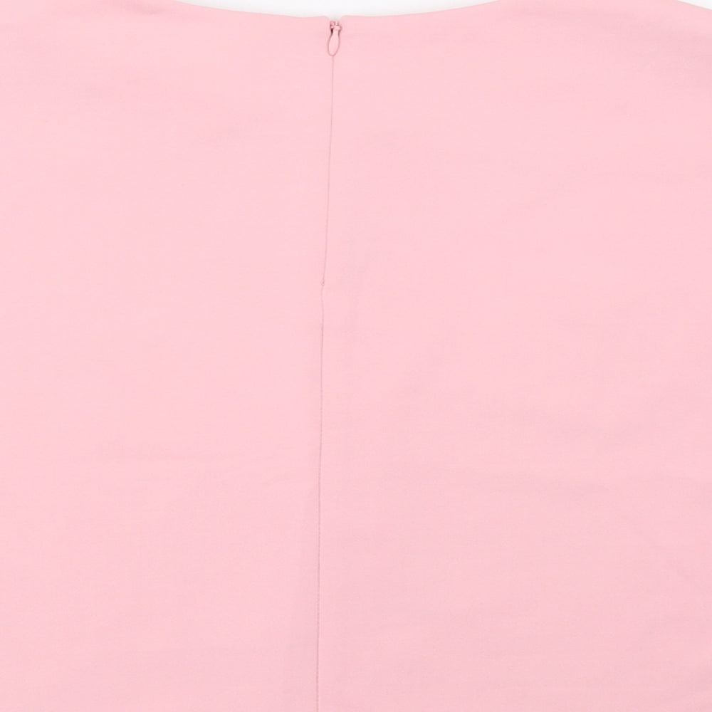 Girls On Film Womens Pink Basic T-Shirt Size 10