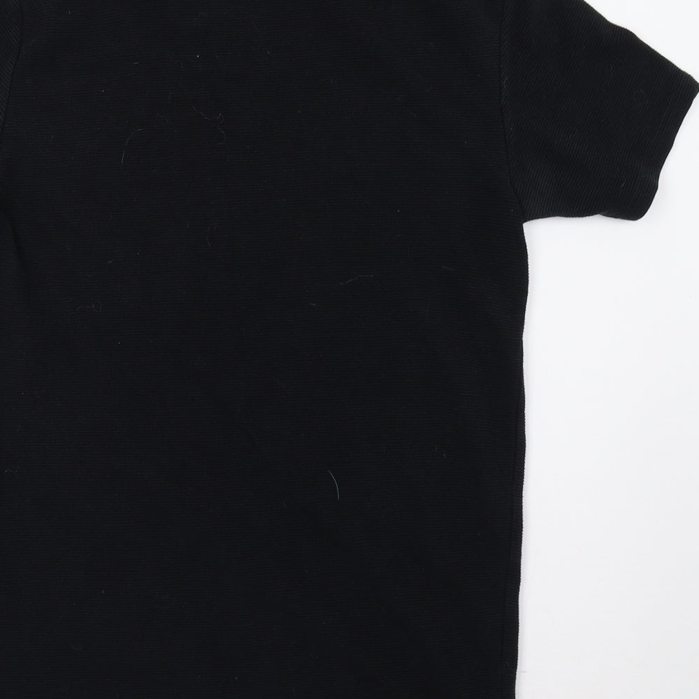 Topman Mens Black T-Shirt Size XS