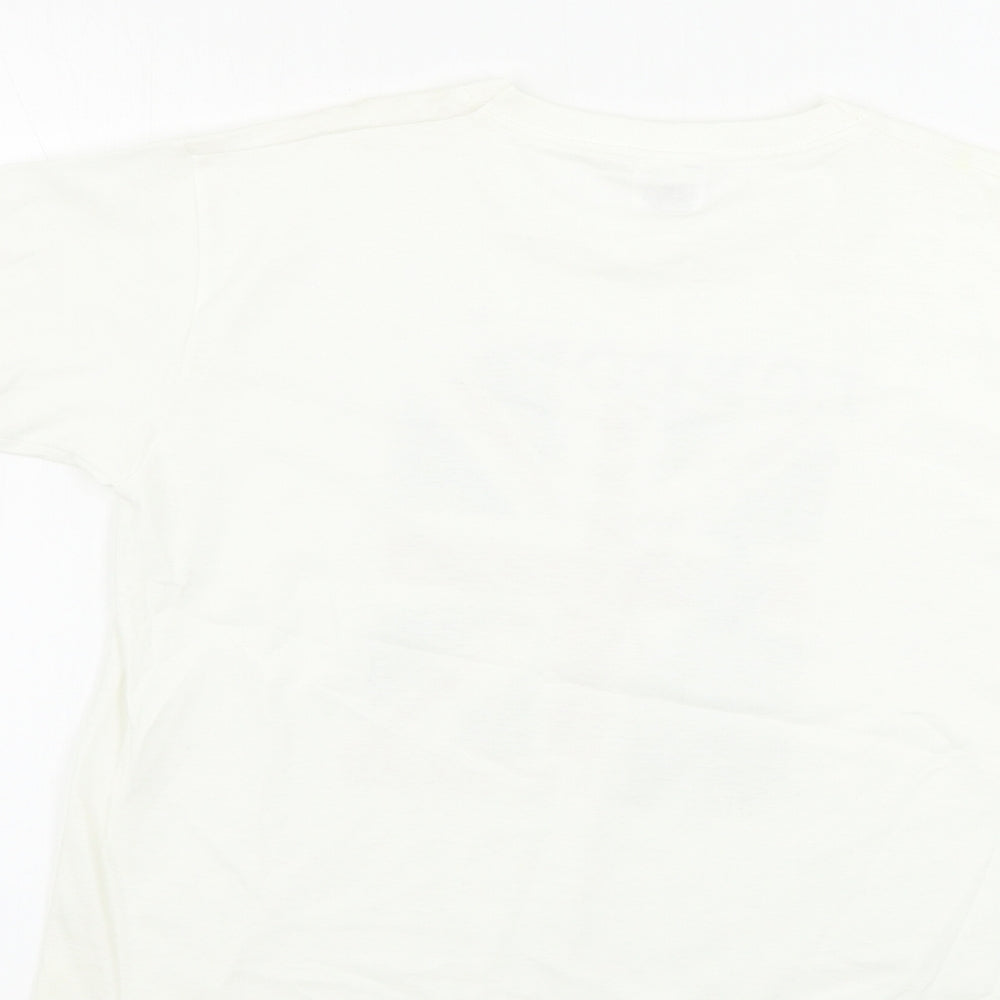 Fruit of the Loom Boys Ivory Basic T-Shirt Size 7-8 Years