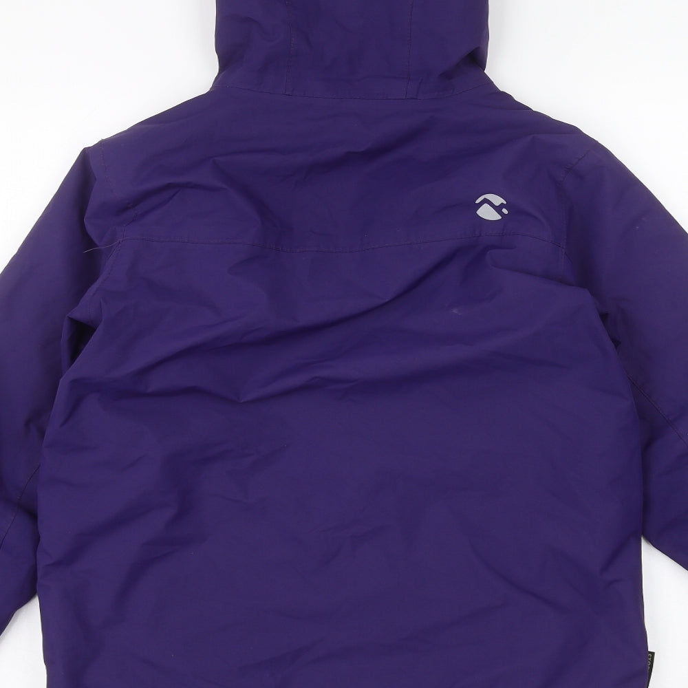 Gelert Girls Purple Parka Coat Size 9-10 Years