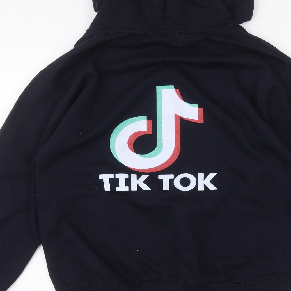 Preworn Womens Blue Full Zip Hoodie Size L - TIKTOK