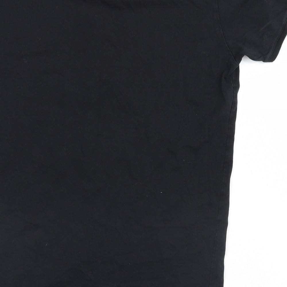 Preworn Mens Black T-Shirt Size L