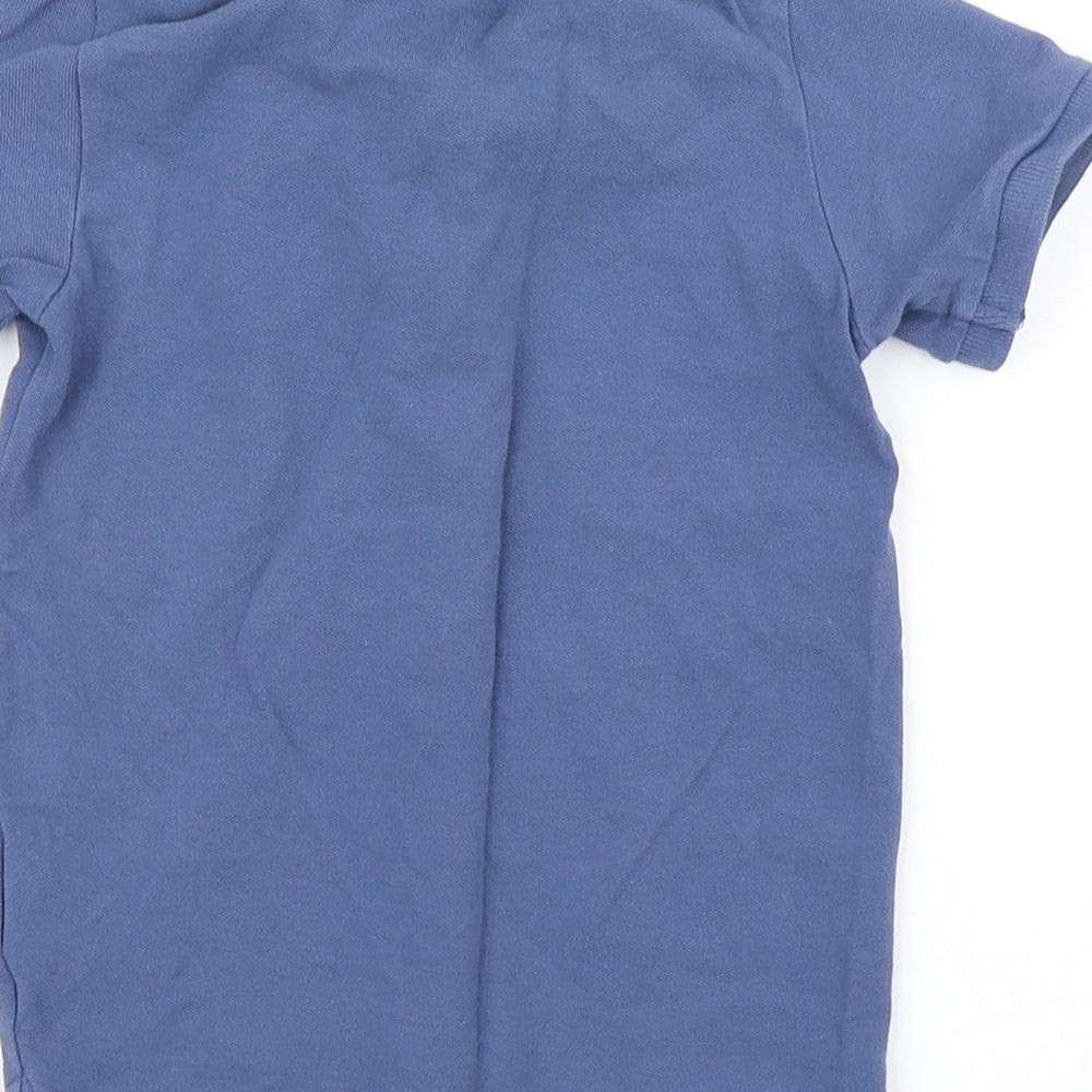 H&M Boys Blue Basic Polo Size 2-3 Years