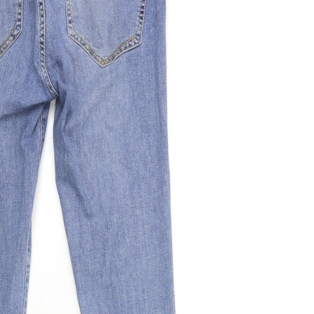 River Island Womens Blue Denim Skinny Jeans Size 12 L30 in