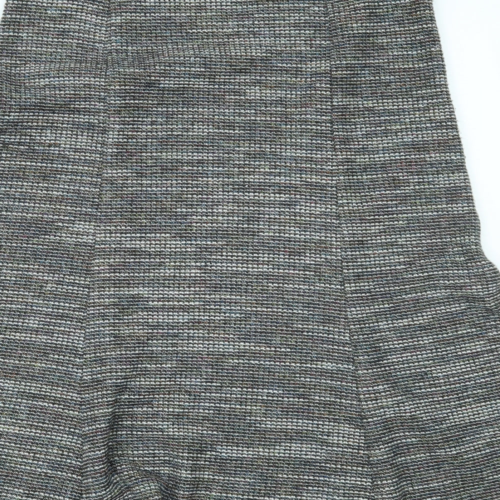 Marks and Spencer Womens Grey Tulip Skirt Size 8