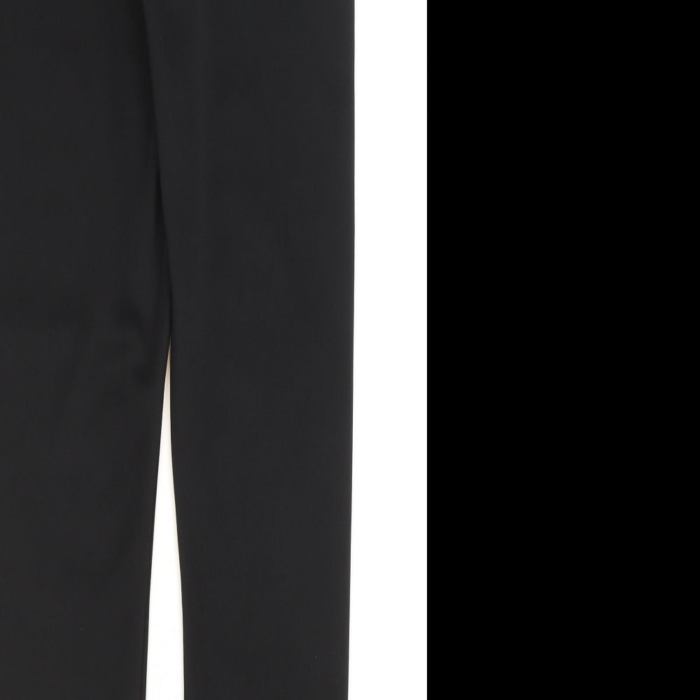 Papaya Womens Black Trousers Size 10 L27 in