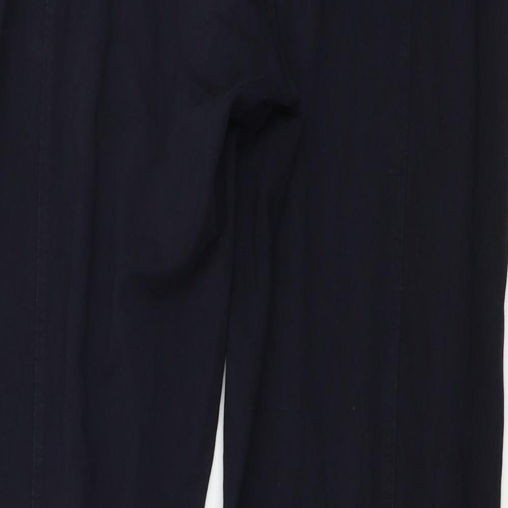 Marks and Spencer Womens Black Trousers Size 14 L24 in