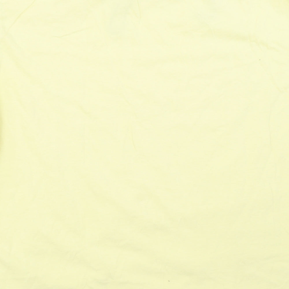 H&M Womens Yellow Basic T-Shirt Size XS
