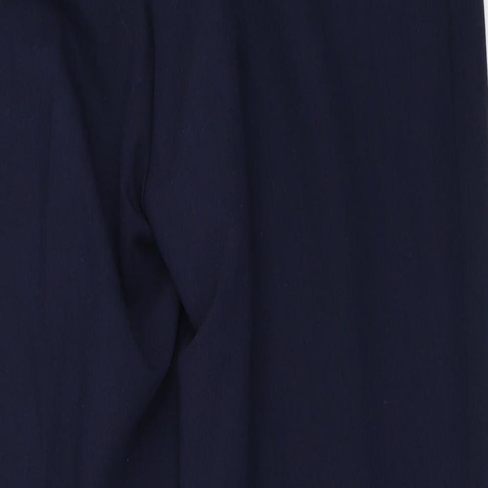 New Look Womens Blue Trousers Size 8 L25 in