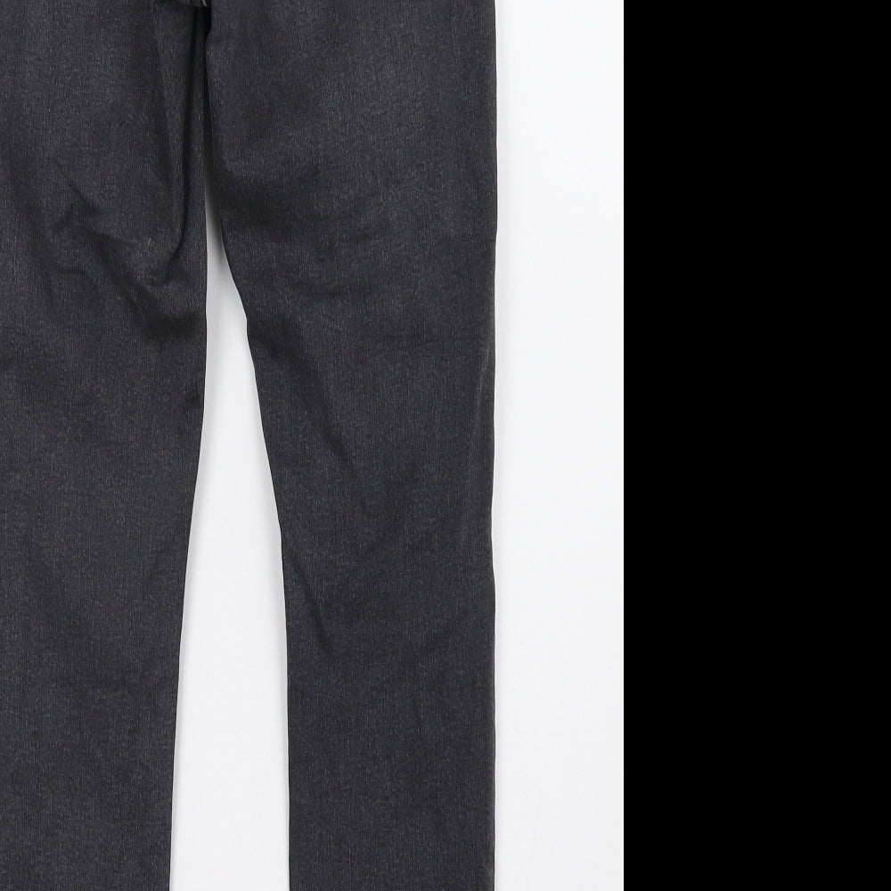 Topshop Womens Grey Denim Skinny Jeans Size 28 L30 in