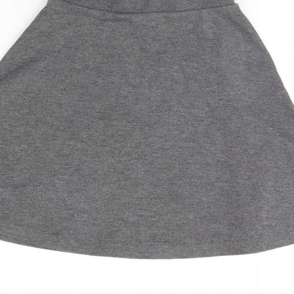 Back To School Girls Grey Flare Skirt Size 7 Years