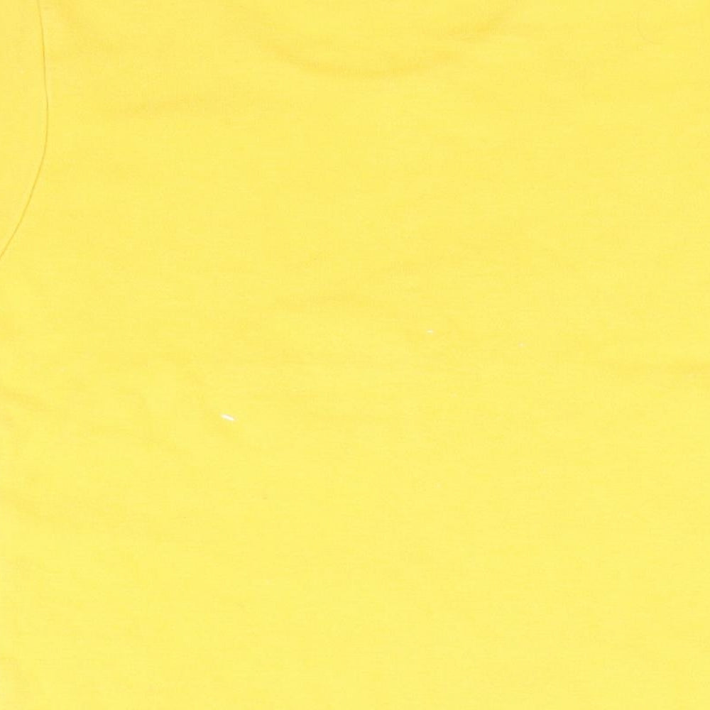 Airbourn Boys Yellow Animal Print Basic T-Shirt Size 10 Years - Safari Africa