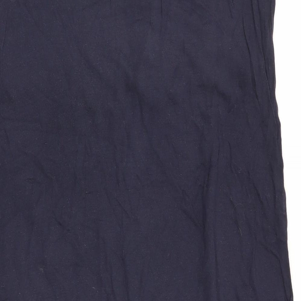 H&M Womens Blue Solid Dress Size 6