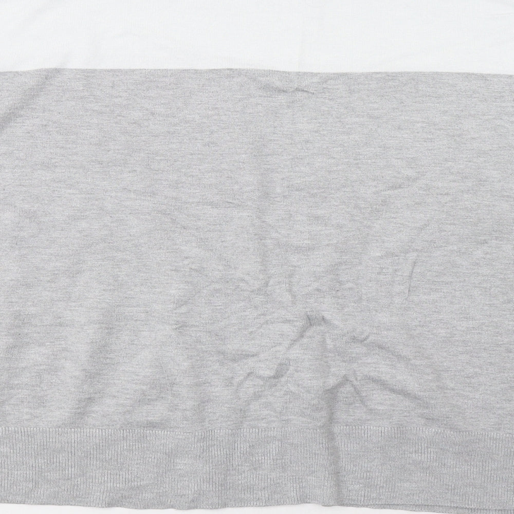 Dorothy Perkins Womens Grey Striped Pullover Jumper Size 20