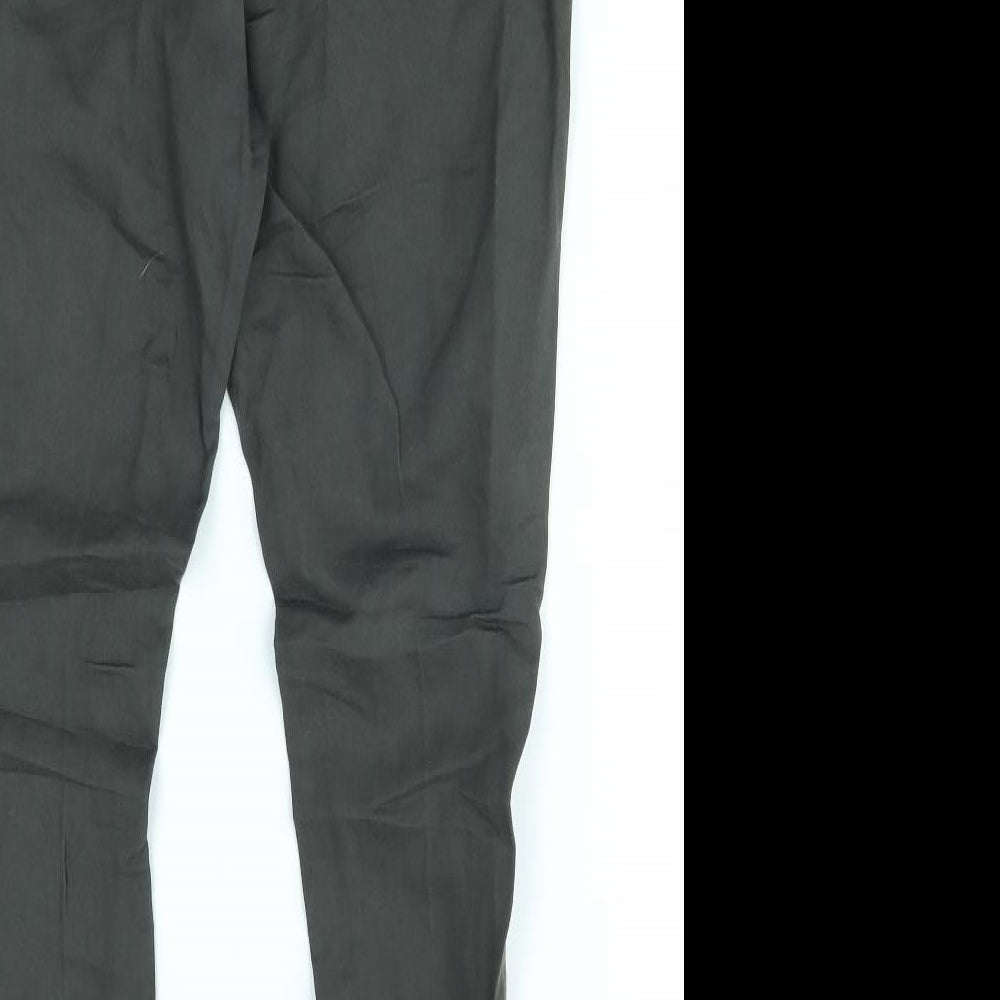 Topshop Womens Grey Trousers Size 8 L24 in