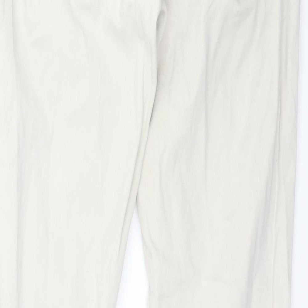 NEXT Womens Beige Denim Skinny Jeans Size M L34 in
