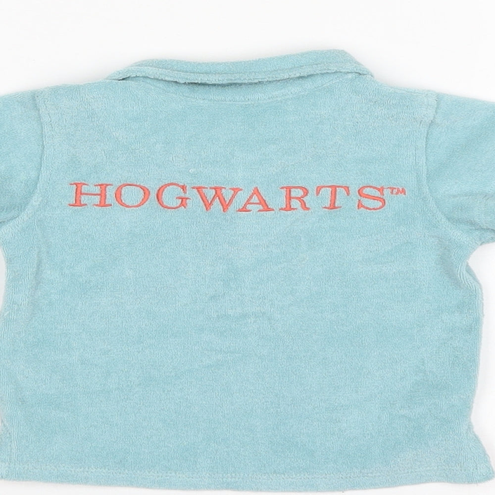M&S Baby Blue Basic Polo Size 0-3 Months - HARRY POTTER