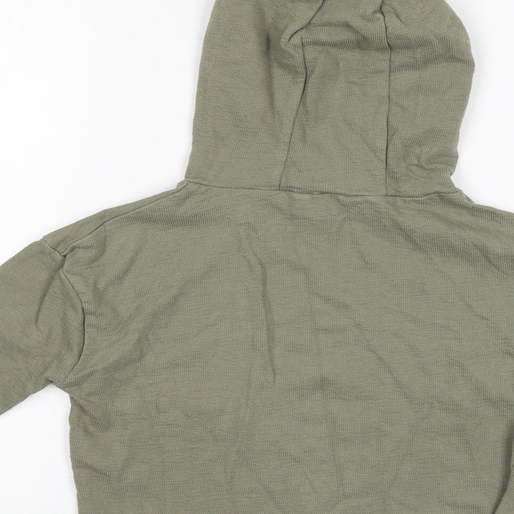 miss e-vie Girls Green Pullover Hoodie Size 7-8 Years