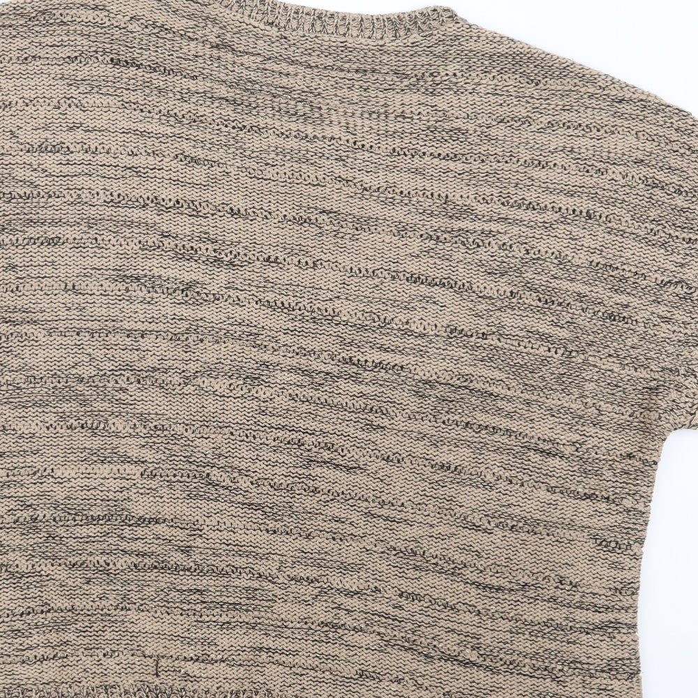 George Womens Beige Knit Pullover Jumper Size 16