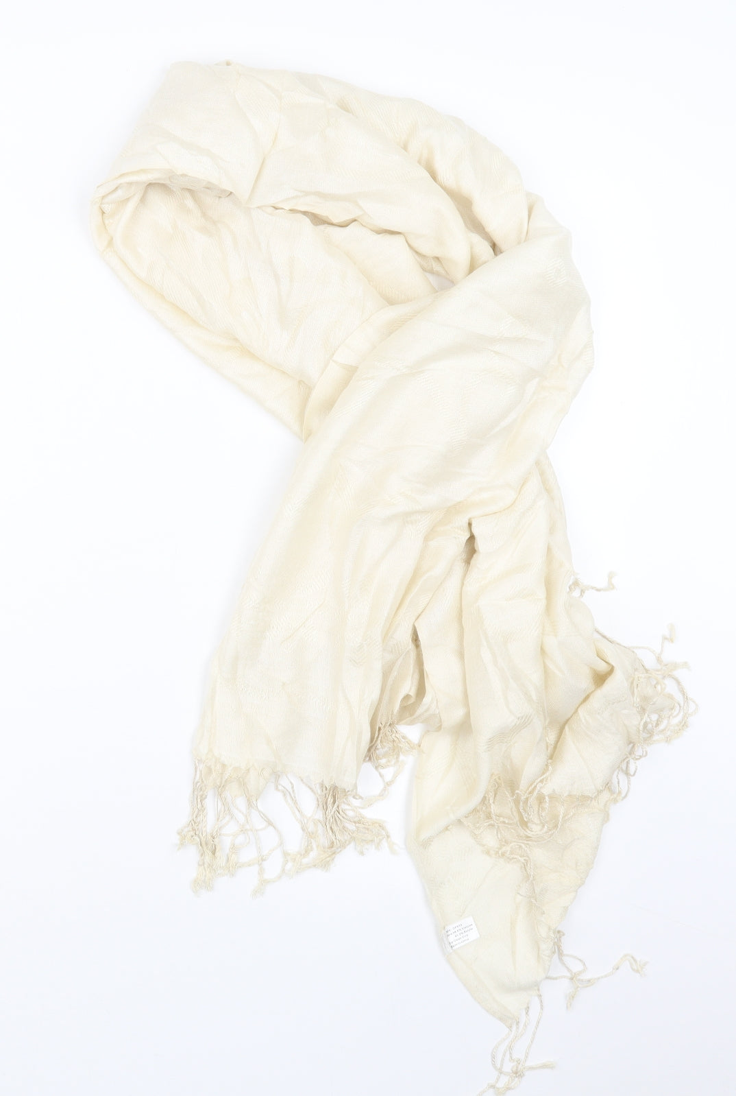 Preworn Womens Ivory Scarf