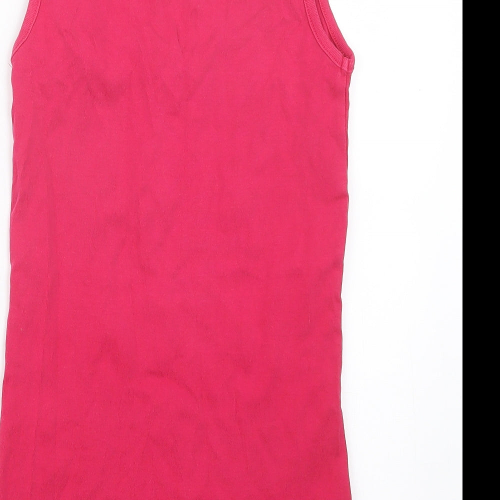 TU Womens Pink Basic Tank Size 12