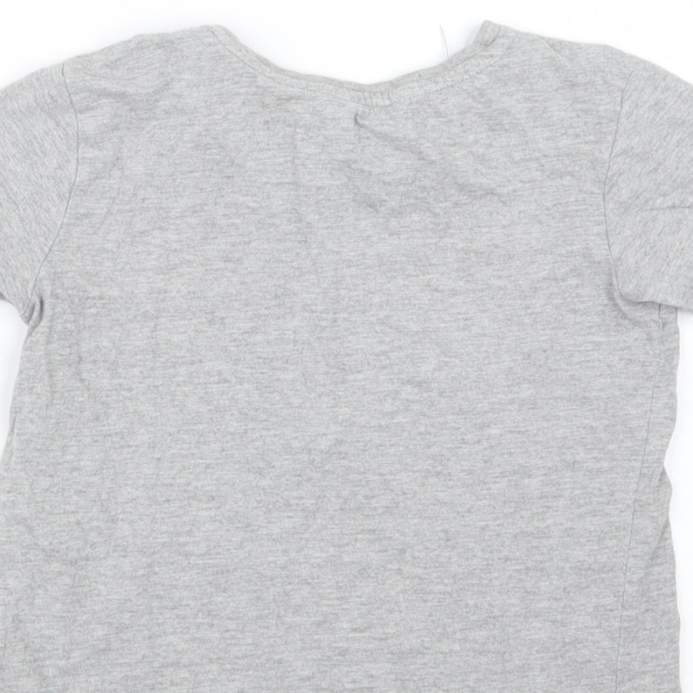George Boys Grey Basic T-Shirt Size 5-6 Years