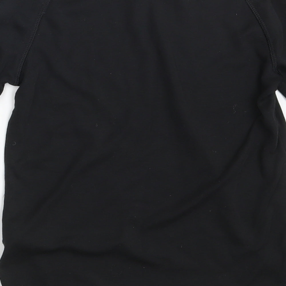 Wed'ze Girls Black Pullover Sweatshirt Size 12 Years