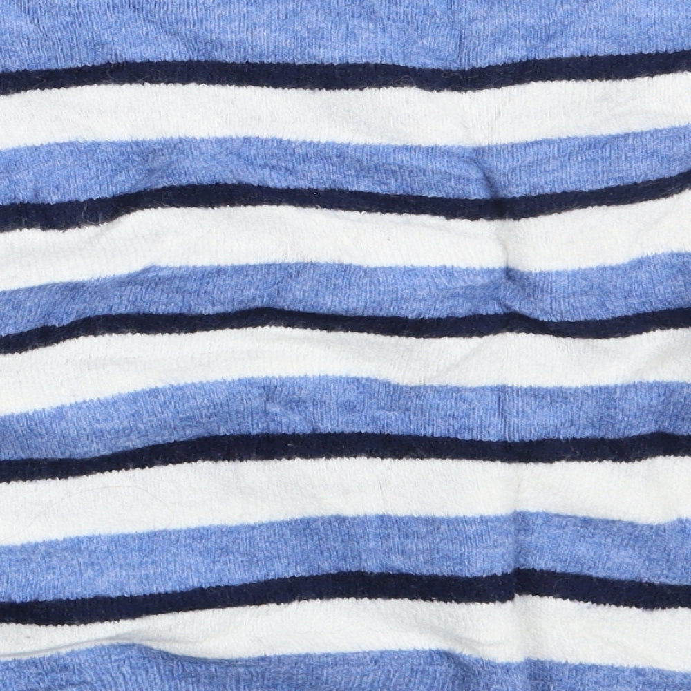 H&M Womens Blue Striped Pullover Jumper Size M