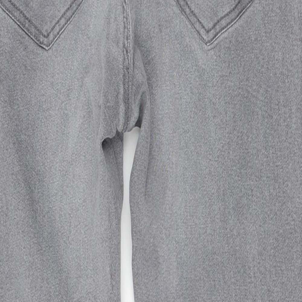 C&A Womens Grey Denim Skinny Jeans Size 8 L27 in