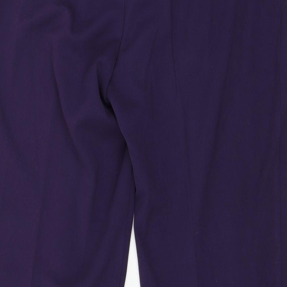 Witteveen Womens Purple Trousers Size 16 L20 in