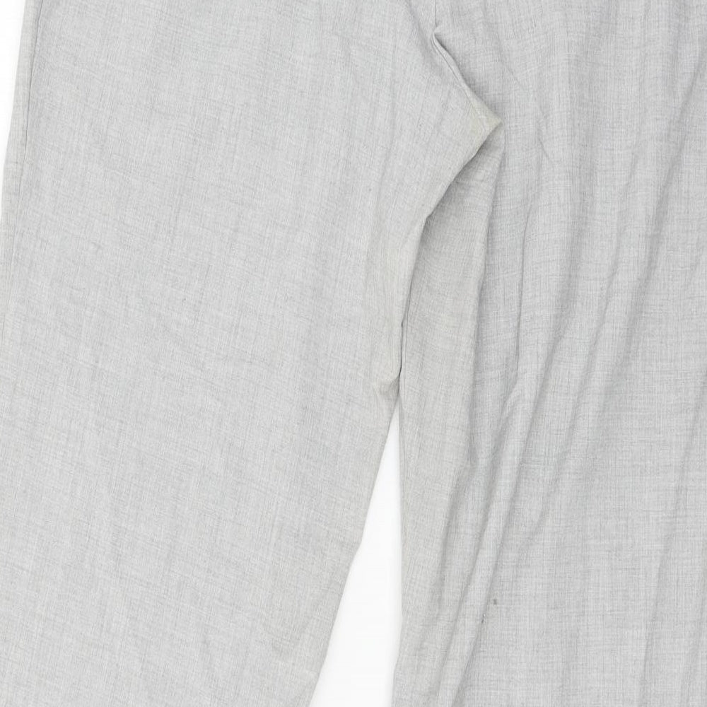 Worthington Womens Grey Trousers Size 16 L31 in