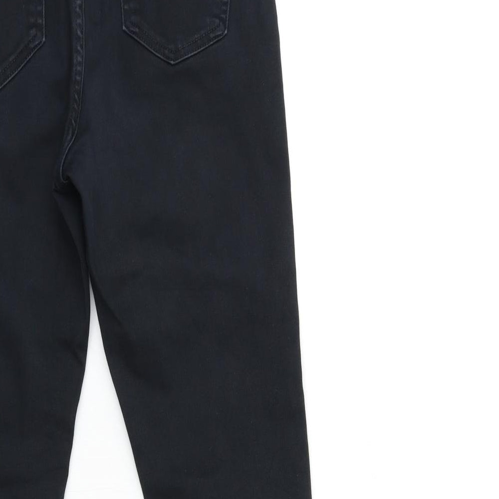 Marks and Spencer Womens Black Denim Skinny Jeans Size 10 L27 in